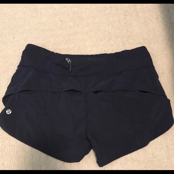Navy Lululemon Shorts - Picture 3 of 3